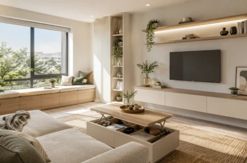 Descubre soluciones de almacenamiento inteligentes para aprovechar cada rincón, mantener el orden y hacer que tu vivienda parezca más amplia y funcional.