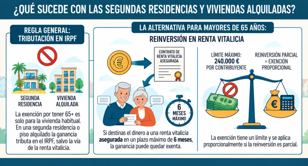 qué pasa con las segundas residencias