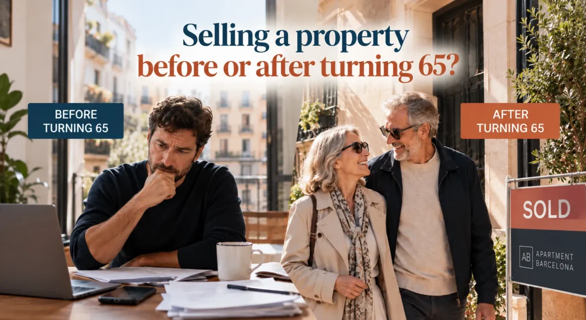 Selling before and after 65 years old