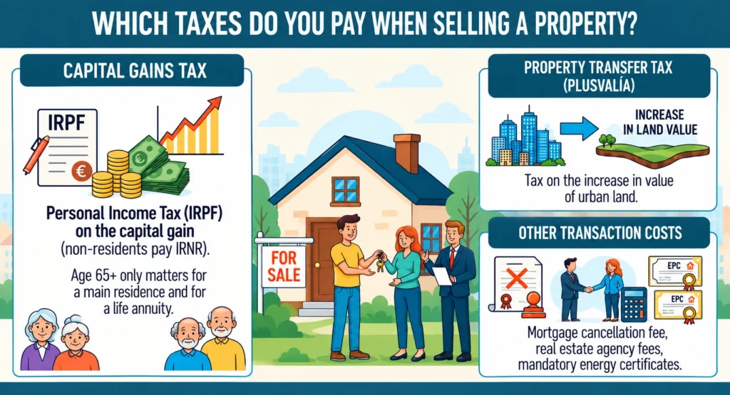 taxes when selling property