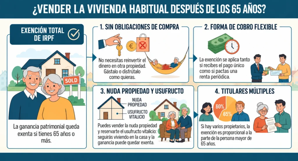vender mi propiedad después de los 65 años de edad
